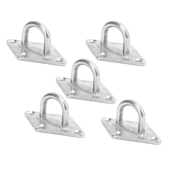 Hebilla de puerta de diamante de acero inoxidable, 10 piezas M5 Accesorios de fijación de toldo de acero inoxidable Hebilla de puerta Accesorios de vela de sombra Ingeniería de precisión
