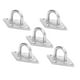 thumbnail image 1 of Hebilla de puerta de diamante de acero inoxidable, 10 piezas M5 Accesorios de fijación de toldo de acero inoxidable Hebilla de puerta Accesorios de vela de sombra Ingeniería de precisión, 1 of 14