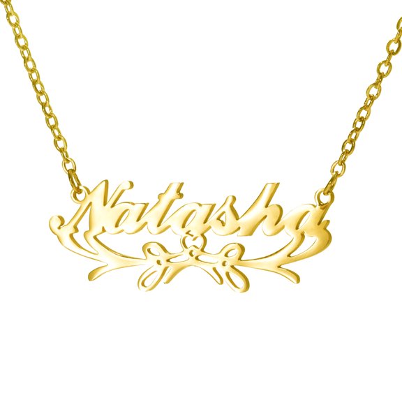 Name Custom Necklace Stainless steel cut letter necklace Women DIY personality clavicle chain Name Customized Pendant Necklace