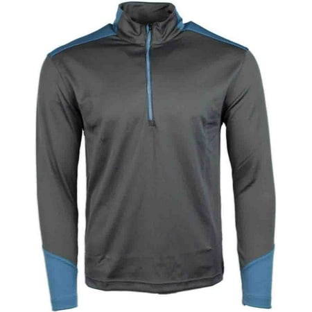 Athletic Golf Pullover Page & Tuttle Mens Wrap Colorblock Quarter Zip Mock Neck Golf Athletic Outerwear Pullover - ()