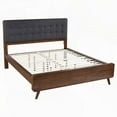 thumbnail image 5 of Carson Carrington California King Dark Walnut Platform Bed for Serene Retreat, 5 of 11
