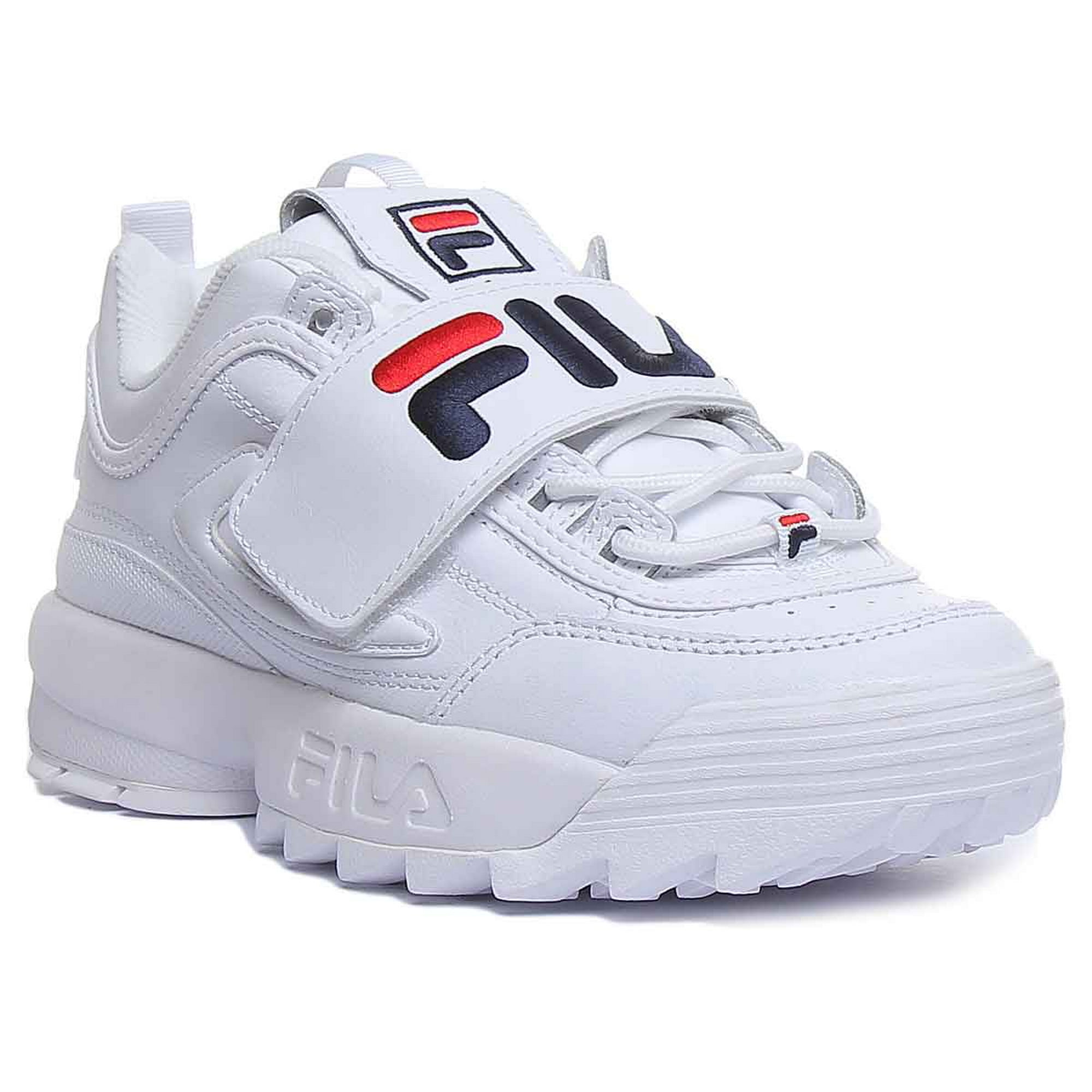 Fila Disruptor 2 Women's Chunky Sole Sneakers In White With Strap Size 6.5 - Walmart.com