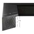 thumbnail image 2 of Craig Frames Modern Aesthetics 150, 14x20 inch Picture Frame Matted for a 11x17 Photo, Black, 2 of 5