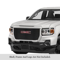 2021-2022 Gmc Canyon Elevation/ 2021-2022 Gmc Canyon At4 Stainless Steel Black Powder Coated Finish 8X6 Horizontal Billet Black Stainless Steel Billet Grille