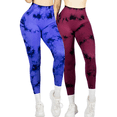 thumbnail image 1 of Set De Dos Leggings Deportivos Tie-Dye Mujer para Yoga y Gym Comodidad y Estilo, 1 of 5
