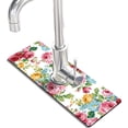 thumbnail image 2 of Kitchen Sink Splash Guard Faucet Mat -2 PC Super Absorbent Fast Drying Mat Sink Gadgets-Splash Guard Behind Faucet Drip Catcher for Kitchen, Bathroom,Sink Mat, Dish Drying Mat, Bathroom(15" X 5.5" ), 2 of 4