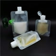 thumbnail image 2 of serony 12 Pcs Sacs d'Emballage Rechargeables Réutilisables Étanches Petite Pochette Debout 30/50/100ml Sac de sous-Emballage Type Cosmétique pour les Mains1, 2 of 7