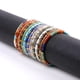 thumbnail image 3 of Nvzi Pulseras de cuentas para hombres: pulsera de cuentas ajustable con cuentas de cristal curativo de 4 mm, color negro, 3 of 4