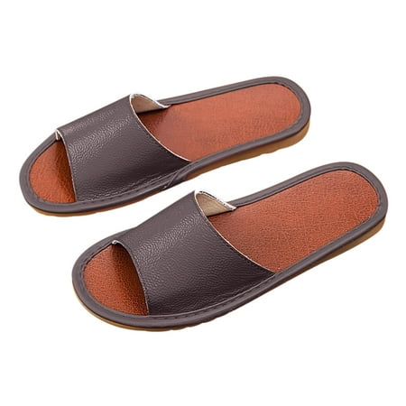 

Funicet Slides for Women Women s Flat Shoes Ladies Beach Sandals Summer Non-Slip Causal Slippers Brown 27