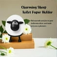 thumbnail image 4 of Sheep toilet paper holder, toilet paper roll storage rack, funny toilet paper holder, cute toilet paper holder, suitable for bathroom shelves, tables, counters and floors Little Squirrel, 4 of 7