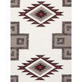 thumbnail image 2 of Pasargad Home PNT-295 5x7 Tuscany Collection Reversible Wool Mocha Area Rug- 5' 3'' X 7' 0'', 2 of 5