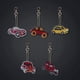 thumbnail image 4 of Cadena de Llaves, Encantadora Pinta de Diamantes Cadena Clave, Elegante Hermosa para Amigos Fáciles de Colgar Niños Duraderos, 4 of 7