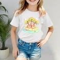 thumbnail image 2 of Girls T Shirts Batik Printed Children'S Casual Loose Top Trendy Summer Clothes Girls Girls 4-5 Years Clothes Trendy Summer&nbsp;Clothes, 2 of 4
