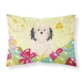 thumbnail image 1 of Carolines Treasures BB6019PILLOWCASE Easter Eggs Lowchen Fabric Standard Pillowcase, 1 of 2
