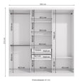 thumbnail image 3 of Closet Ropero Matrimonial 6 Puertas Blanco Kappesberg, 3 of 9