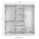 thumbnail image 3 of Closet Ropero Matrimonial 6 Puertas Blanco Kappesberg, 3 of 9