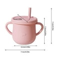 thumbnail image 2 of Matoen Silicone Cups with Straw Feeding Cups with 2 Handles and for Infants Random Designss for Drinks and Snacks, 2 of 5