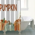 thumbnail image 2 of Rideaux de Douche Récolte d'Automne Citrouille, Rideau Lavable avec Crochets en Polyester pour Salle de Bain Baignoire Vacances d'Automne, 2 of 5