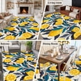 thumbnail image 5 of 5'x8' Area Rugs, Summer Lemon Indoor Outdoor Area Rug for Living Room Bedroom, Yellow Fruit Country Style Palm Leaves Washable Bathroom Rugs Kitchen Floor Carpet Mats Home Decor Aesthetic, 5 of 8