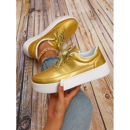

Lace-up Front Skate Shoes Women‘s Footwear