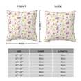 thumbnail image 2 of Pofeuu Tropical Fruit Print Double-sided plush pillowcase Square Throw Pillow Covers Pillows Cover for Living Room Bedroom Sofa Couch Cushion Cover（No pillow core）-24"x24", 2 of 7