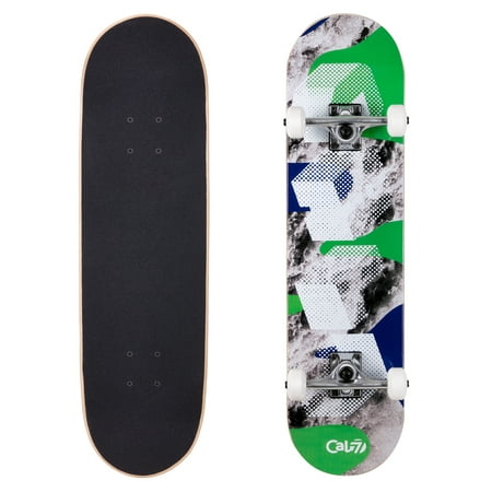 Cal 7 Complete Skateboard, Popsicle Double Kicktail Maple Deck, Skate Styles in Graphic Designs (8
