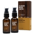 thumbnail image 1 of Aceite para barba Every Man Jack Subtle Sandalwood 30 ml (paquete de 2), 1 of 9