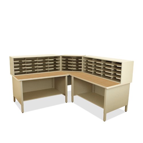 Marvel Office Furniture 50 Compartment Mailroom Organizer