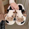 thumbnail image 4 of 2026 Womens Clothing under $5 asdoklhq Womens Waterproof Work Boots,Cartoon Cow Cotton Shoes Women's Winter Indoor Outdoor Boots, 4 of 6
