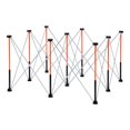 thumbnail image 1 of STAWAY Portable Folding Workstand - 3500 lbs Capacity, Easy Setup, Versatile for Outdoor & DIY Projects, Includes Accessories, 4.15x4.15 ft, 1 of 9