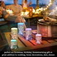 thumbnail image 4 of Yayeee Flameless Candles with Remote Flickering Battery Operated Multi Color Changing, Abstract Boat Ride, 4 of 7