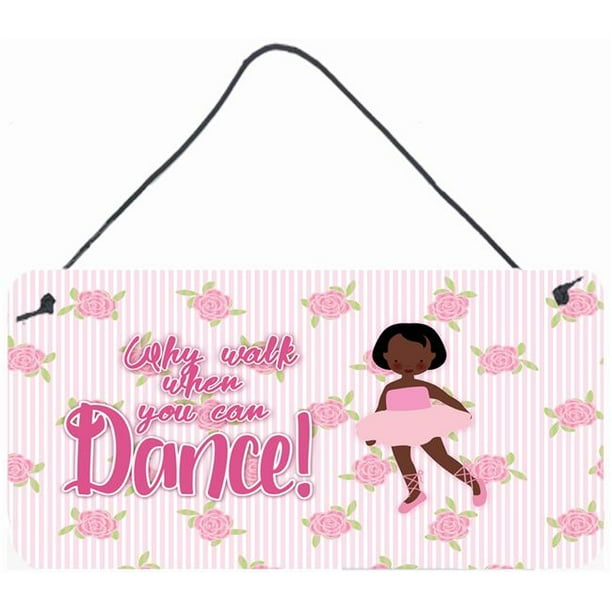 Carolines Treasures Bb5384ds812 Ballet African American Short Hair Wall Or Door Hanging Prints Walmart Com Walmart Com