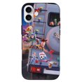 thumbnail image 1 of Funda de TPU de Toy Story para iPhone 16 Plus: ultrafina, a prueba de golpes, antiamarilleo, resistente a arañazos, compatible con carga inalámbrica, agarre mejorado, estilo negro., 1 of 7