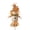 B, variant on Scarecrow Fall Decor Stake 16.93 Inch, Fabric Scarecrow Pick with Sunflower Maple Leaf, Autumn Harvest Thanksgiving Yard Home Tabletop Decoration
