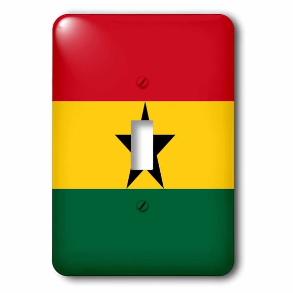 3dRose, Ghana Flag, single toggle switch