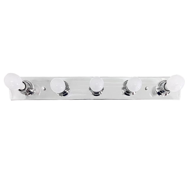 Lampara De Pared Luz De Camerino Cromo 5 Luces.