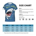 thumbnail image 2 of Wukai Great White Shark Youth Unisex Short Sleeve T-Shirt for Boys, Girls, Teens, and Kids-Small, 2 of 7
