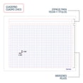 thumbnail image 2 of Cuaderno Cosido Italiano Ferrini 100H Cuadro Chico Celeste 6Pack, 2 of 3