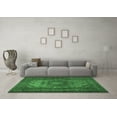 thumbnail image 3 of Ahgly Company Indoor Round Medallion Emerald Green Traditional Area Rugs, 6' Round, 3 of 4