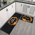 thumbnail image 6 of Rooster Sunflower Kitchen Decor Rug Set of 2, Microfiber, Durable Running Rugs Washable Mats Chicken Duck Decoration Indoor Floor Mats 17" x 47" + 17" x 23", 6 of 6