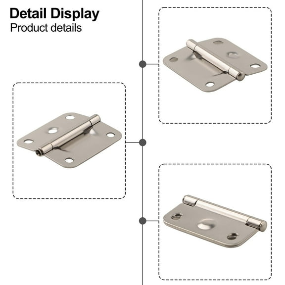 For Coleman Cooler Repair Stainless Steel Hinges and Screw Assembly Set