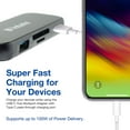 thumbnail image 5 of Verbatim 6-in-1 USB-C Hub Adapter with 100W Power Delivery, USB 3.0, SD Card Reader, Audio Port, 5 of 8