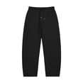 thumbnail image 7 of hoksml Women's Barrel Leg Sweatpants, Drawstring Waist Casual Lounge Pants with Side Pockets, 7 of 7