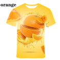 thumbnail image 1 of T-shirt Design Unisexe en Solde Imprimé Numérique 3D Fruit, Mode la Plus Récente, Grande Taille TP-5TG, 1 of 5