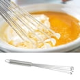 thumbnail image 3 of Batidor de bolas de acero inoxidable: batidor de bolas de acero inoxidable para chefs profesionales. Batidor ideal para mezclar, batir y batir., 3 of 5