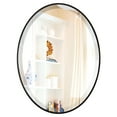thumbnail image 5 of OVALCREST - Singapore Framed Floating Oval Mirror - Matte Black - 20 5/8" x 30 5/8", 5 of 8
