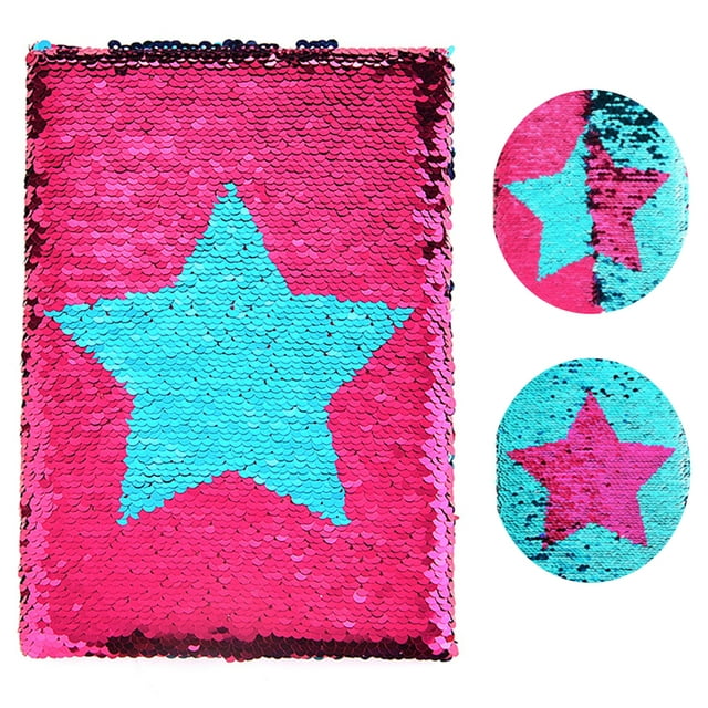 Carnet de Notes Design à Sequins Carnet d'Écriture Multi-Usage Journal Carnet