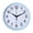 Blue, variant on Oiur Round Wall Clock Simple Style High-precision Battery Operated Easy-to-Read Non-Ticking Quartz Clock Wall Decor,Blue