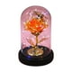 thumbnail image 5 of Adornos de San Valentín, regalos de San Valentín, rosa de papel de aluminio recubierta de vidrio, flor eterna, regalo creativo para vacaciones, luz nocturna LED luminosa, rosa decorativa., 5 of 7