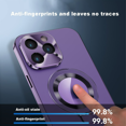 thumbnail image 5 of With stand Compatible with iPhone16/ 15/ 14/ 13/ 12 Pro Max, Plus series magnetic privacy protection case, anti-peep screen magnetic suction two-in-one mobile phone case, full body metal bumper, 5 of 5